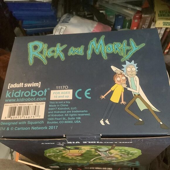 Rick and Morty 7-Inch Medium Vinyl Figure - Kidrobot x Adult Swim - NEW - Picture 2 of 2